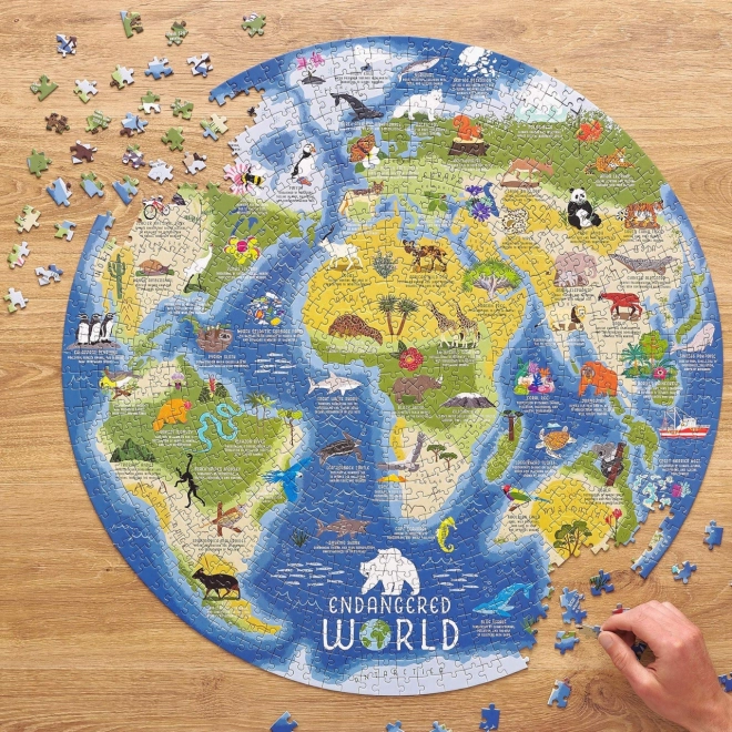 Ridley's Games Endangered World Puzzle 1000 Pieces