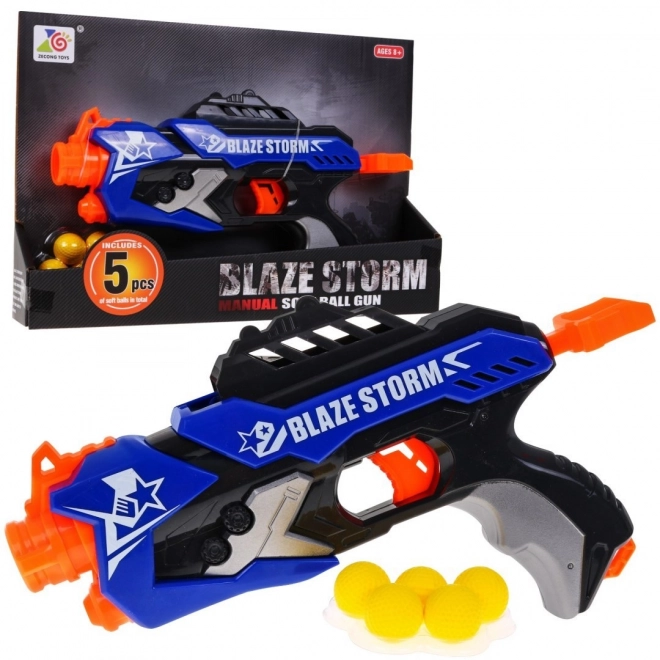 Blaze Storm Spring Loaded Toy Gun for Kids