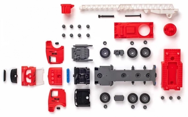 Battery Operated Fire Truck with Assembly Feature