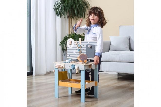 Wooden Workbench for Kids