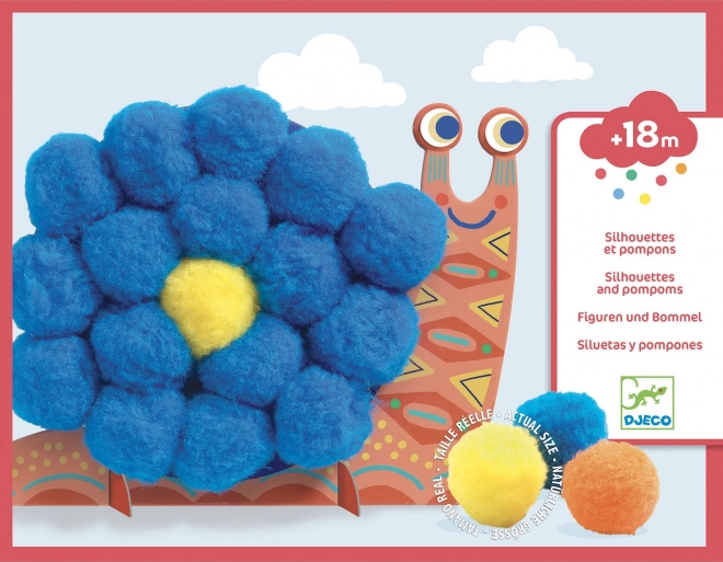 Djeco Pom Pom Animal Creation Kit