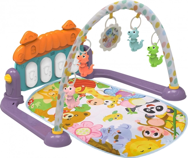 Play Gym with Piano Zoo Party Purple