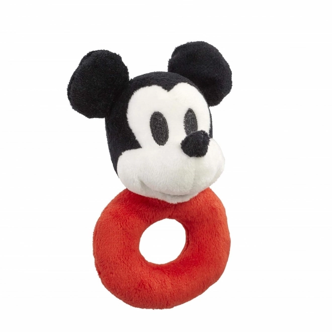 Rainbow Plush Rattle Mickey Mouse