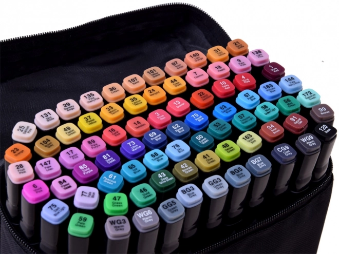 Alcohol-Based Dual-Tip Markers Set 80 pcs