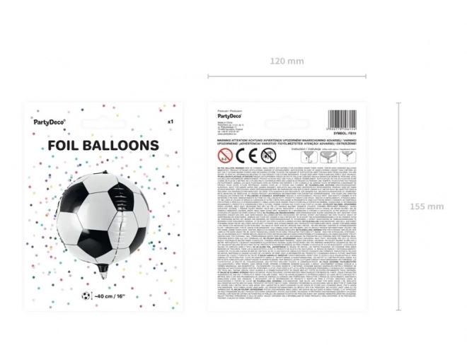 Foil Balloon Soccer Ball