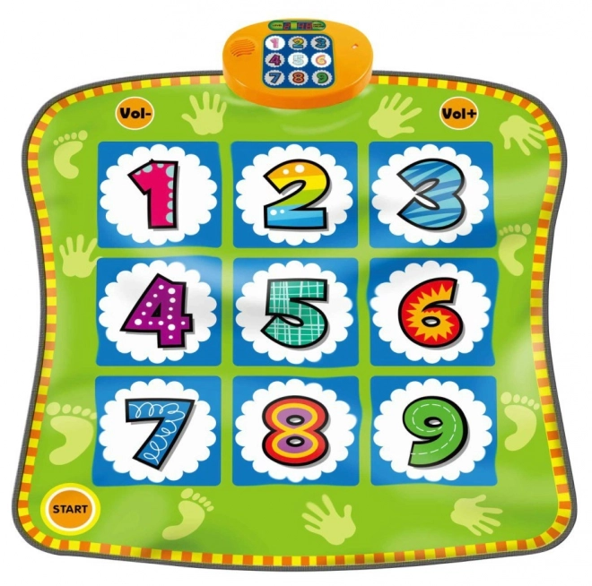 Interactive Number Balance and Coordination Mat for Kids