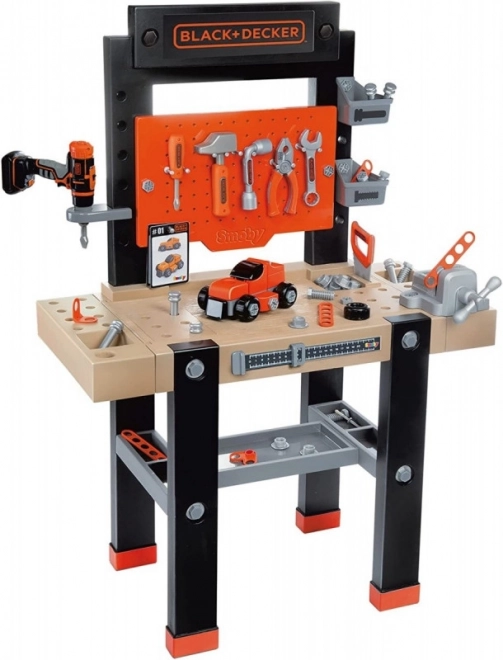 Realistic Smoby Black & Decker Workbench with Accessories