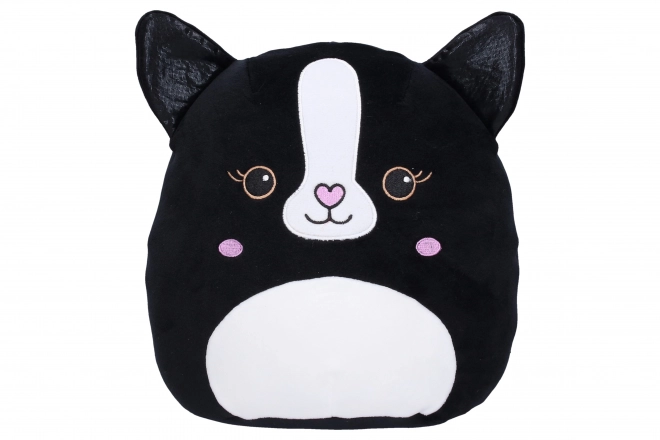 Plush Cat Cushion 25cm