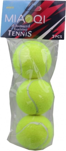 Tennis Balls in a Practical Bag 3 pcs