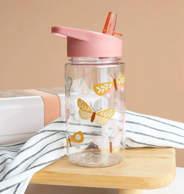 Children's Drinking Bottle With Butterfly Print