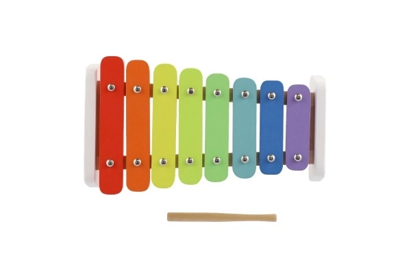 Colorful Wooden Xylophone with Mallet