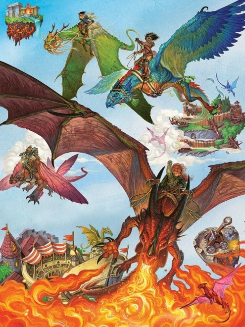 Family Puzzle Dragon Squadron 350 Pieces