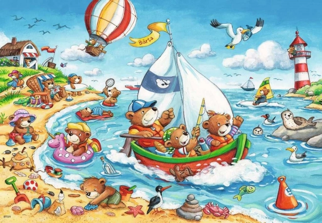 Ravensburger Holiday by the Sea Puzzle 2x24 Pieces