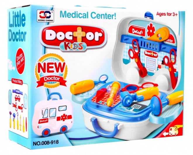 Children's Doctor Set with Ambulance Case