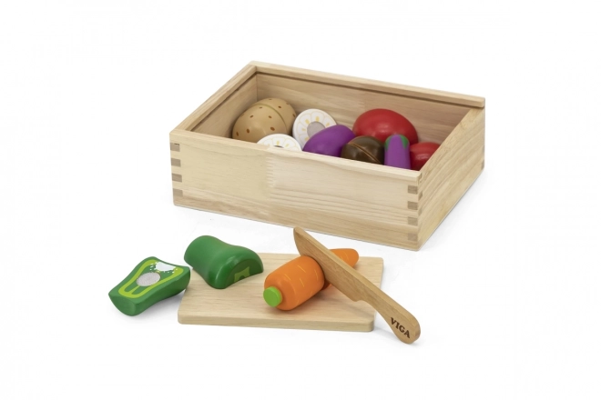 Wooden Vegetable Cutting Set