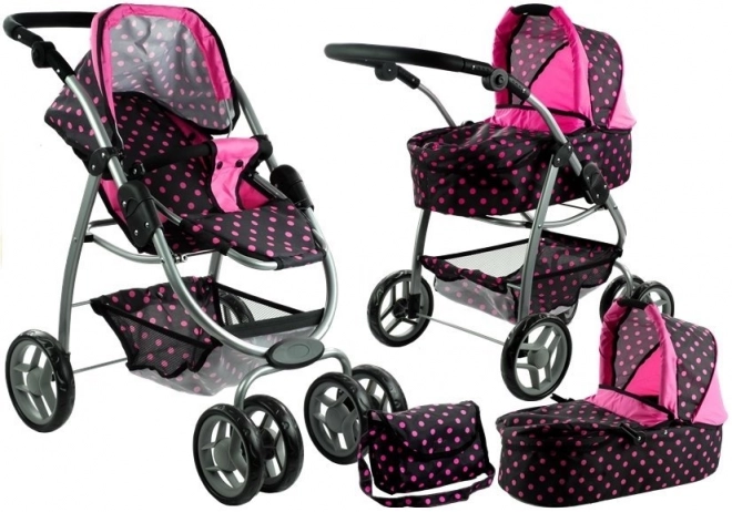 Multifunctional Doll's Pram Alice 2-in-1