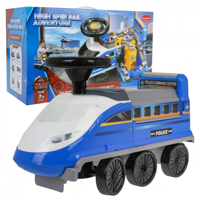 Interactive Police Ride-On Toy with Lights and Sounds