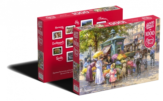 Cherry Pazzi Flower Market Puzzle 1000 Pieces