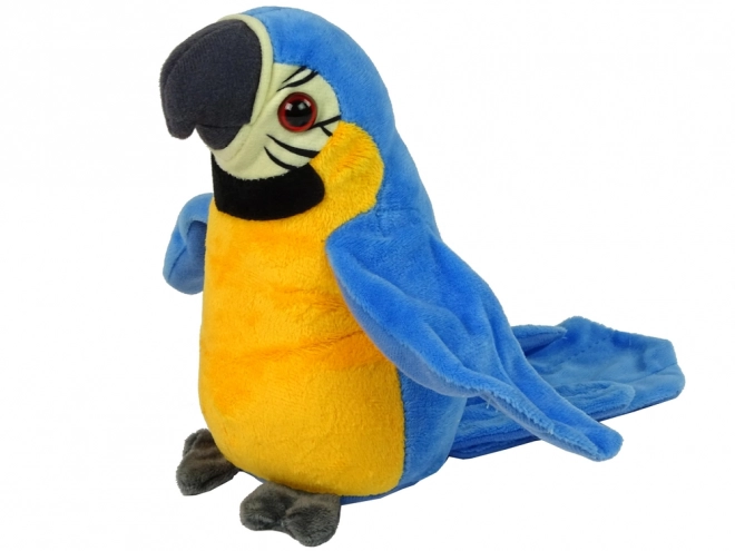 Interactive Talking Blue Parrot Toy