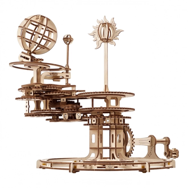 Ugears wooden mechanical tellurium puzzle