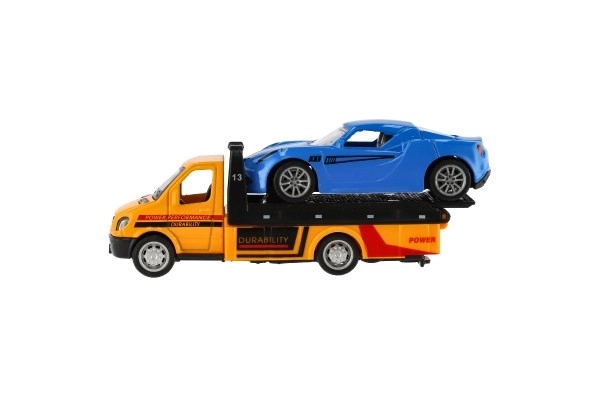 Tow Truck with Pull-Back Car