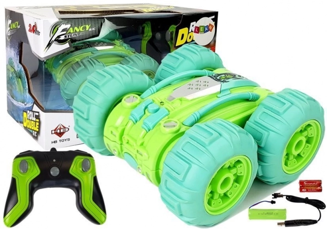 Green Amphibious Remote Control Car