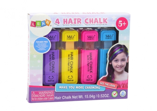 Washable Hair Chalk Set for Kids