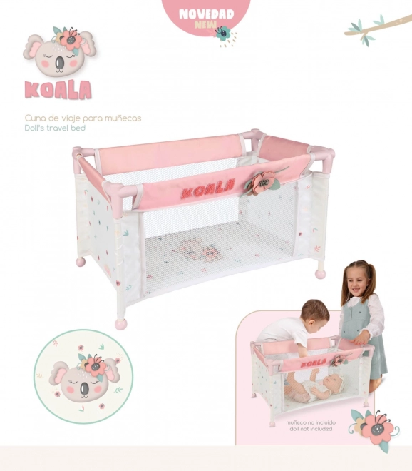 Decuevas travel doll crib koala