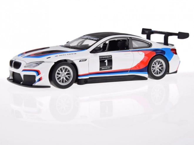 Metal Sport Model Car BMW M6 GT3 1:32 Scale with Light and Sound