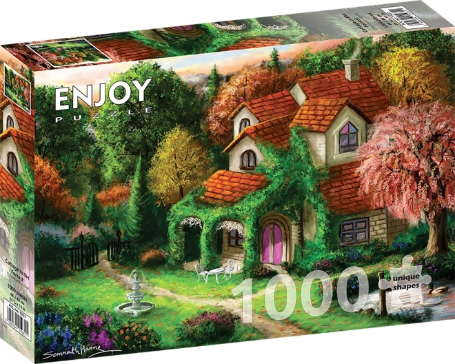 Enjoy puzzle cottage in the forest 1000 pieces