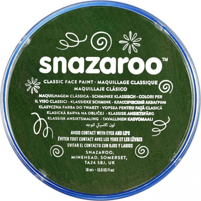 Snazaroo Face Paint Dark Brown 18ml