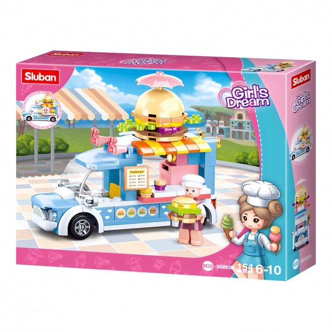 Sluban Girls Dream Mobile Burger Stand