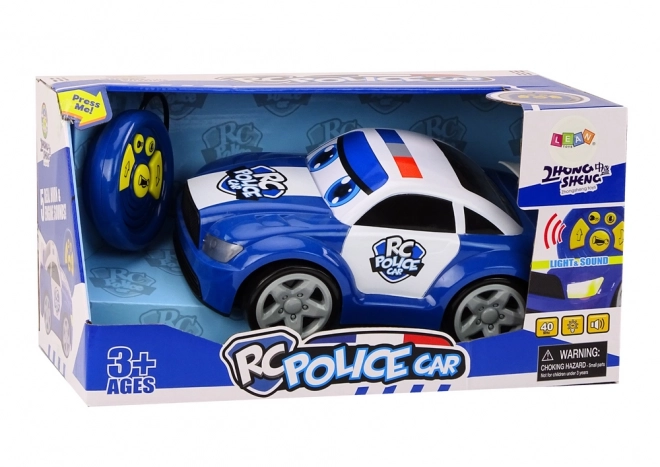 Remote Control Cartoon Police Car with Lights & Sounds