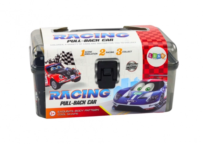 Car Toys Set with Road Mat and Carrying Case