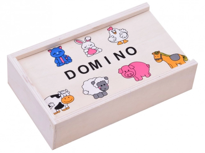 Colorful Animals Domino Game for Children