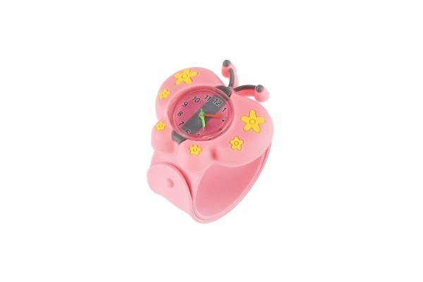 Children's Auto-Winding Butterfly Silicone Watch