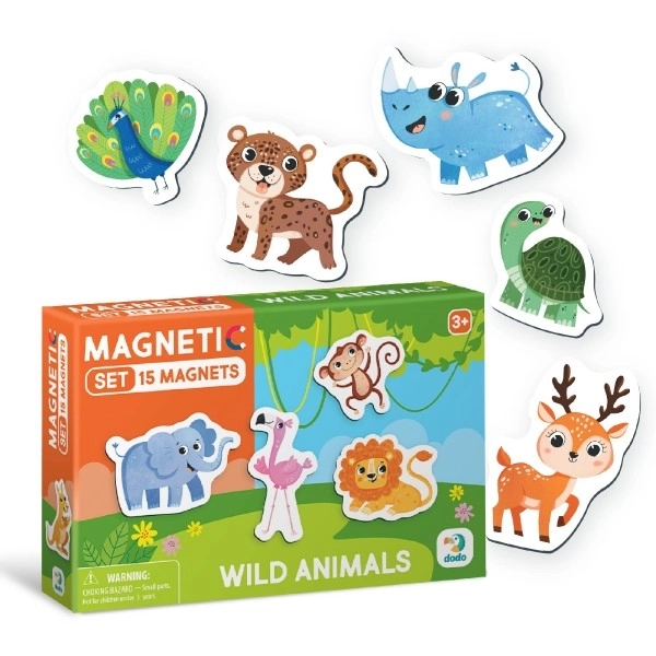 Safari Animal Magnets Set