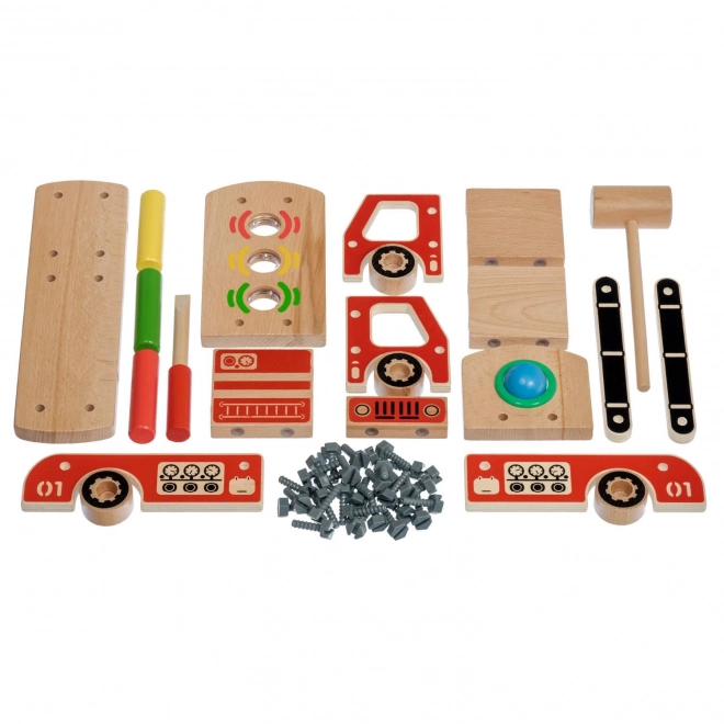 Firefighter Construction Set With Hammer By Lucy & Leo