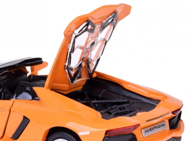 Interactive Lamborghini Aventador Roadster Model Car 1:32