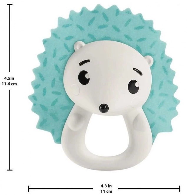 Rattle and Teether Hedgehog Toy