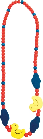 Collana con paperelle e nuvolette 23 cm