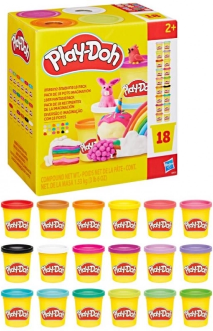 Play-Doh velká sada 18 kelímků