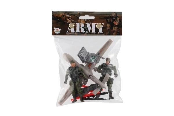 Army Soldiers with Airplane and Accessories