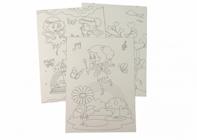 Scratch Fairy Coloring Set for Children