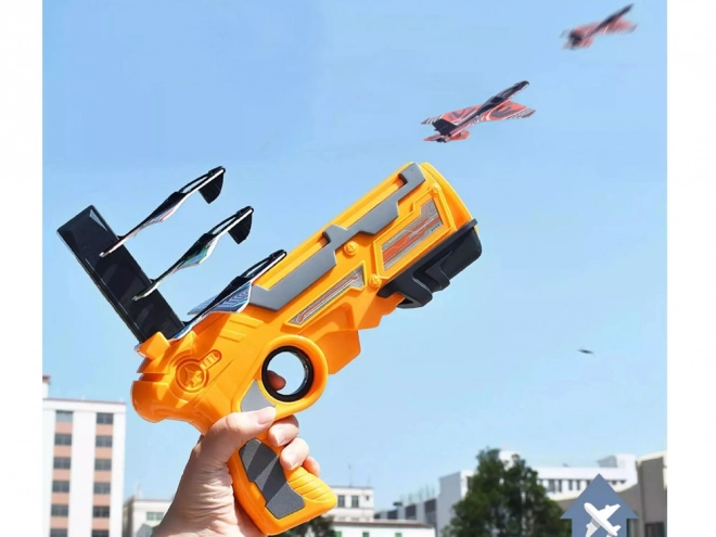 Airplane Launcher Gun for Kids – orange