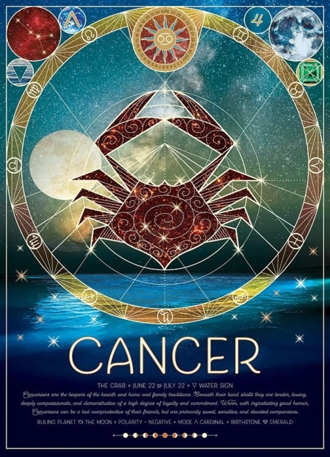 Zodiac Sign Cancer Puzzle 500 Pieces