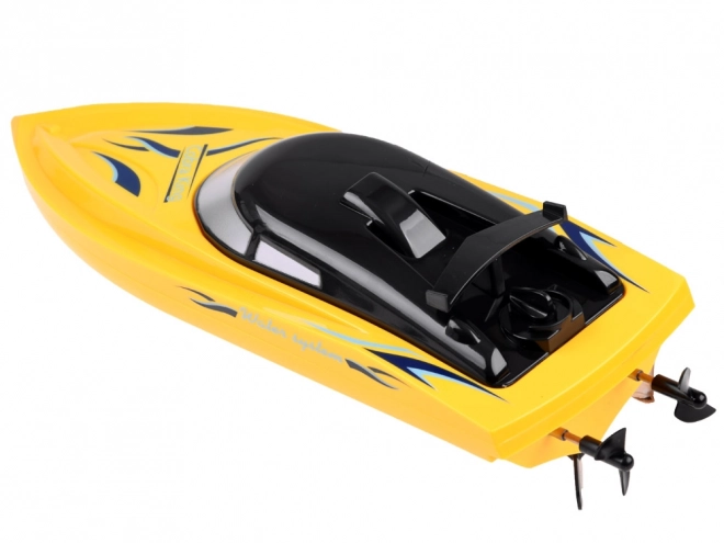 Remote Controlled Crocodile Boat – Yellow