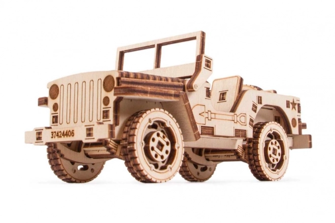 Wooden 3D Puzzle Jeep