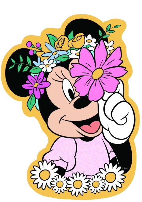 Wooden Puzzle Minnie Mouse World