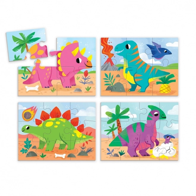 Mudpuppy Dinosaur Puzzle Set